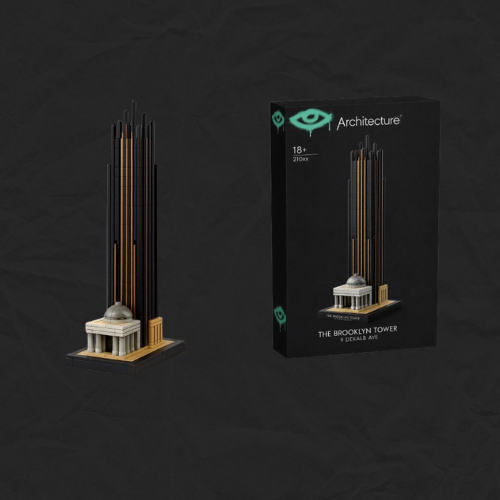 Custom LEGO-compatible buildable set for corporate gifting