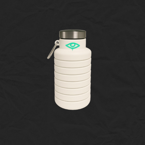 Insulated branded water bottle, custom debossed