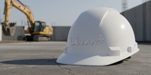 Levant Logo Product Mockup (Construction Hard Hat)